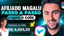 AFILIADO MAGALU: COMO GANHAR 4 MIL REAIS POR MÊS COMO PARCEIRO MAGALU (Dinheiro Online)