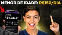 COMO GANHAR R$5.000 POR MÊS SENDO MENOR DE IDADE – Passo a Passo (Dinheiro online)